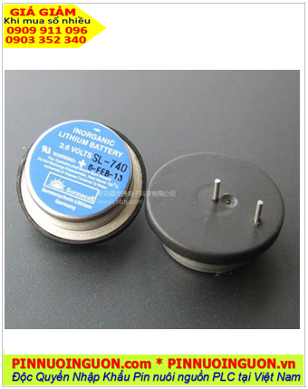 Pin Sonnecell SL-740 ER22G68 ; Pin nuôi nguồn Sonnecell SL-740 lithium 3.6v chính hãng _Xuất xứ Đức (Made in Germany)